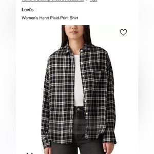 Levi's
Women's Henri Plaid-Print Shirt